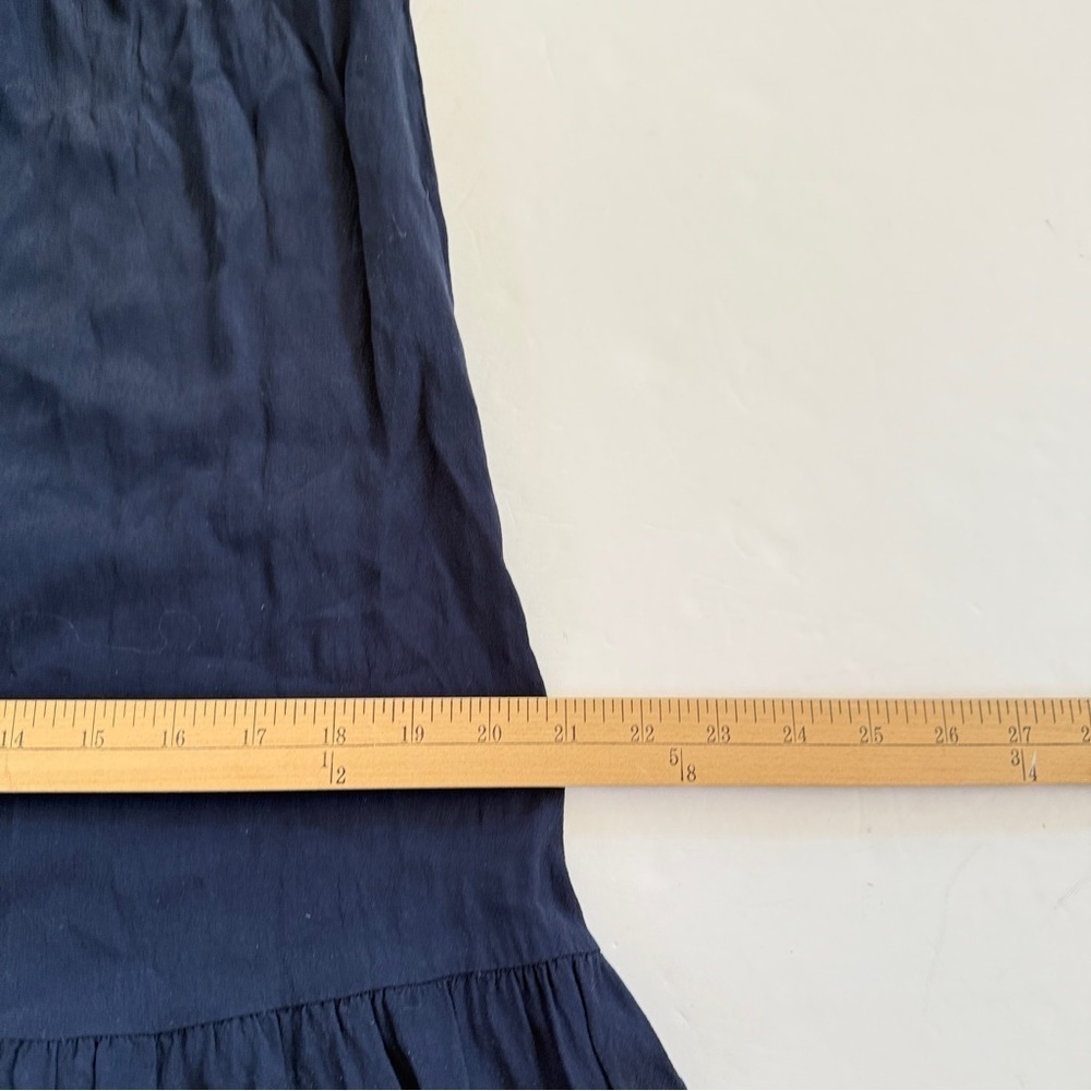 Loft Embroidered Boho Ruffle Dress Medium - Picture 9 of 11